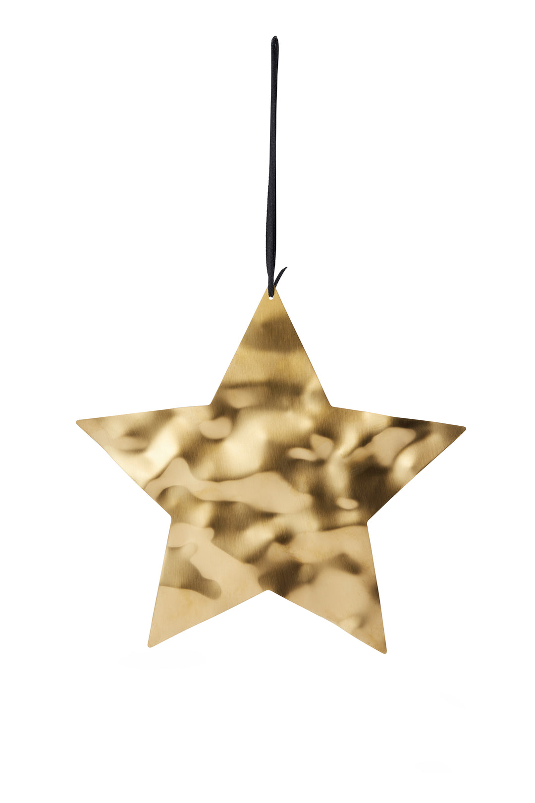 Aqua Weihnachtsanhänger Stern groß gold