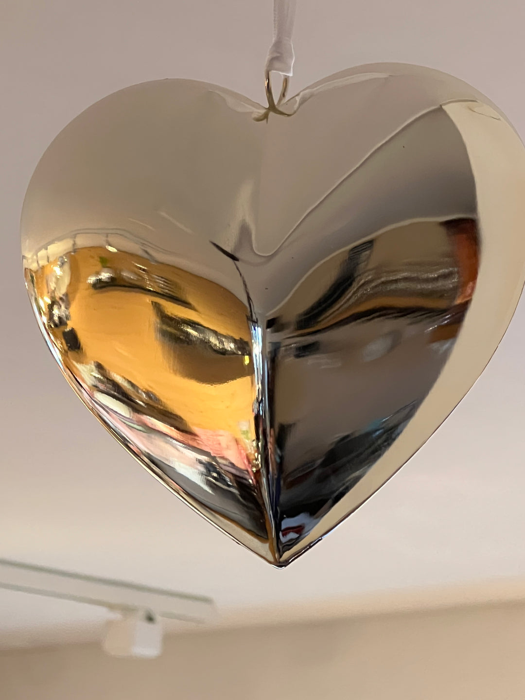 Herz schwer versilbert