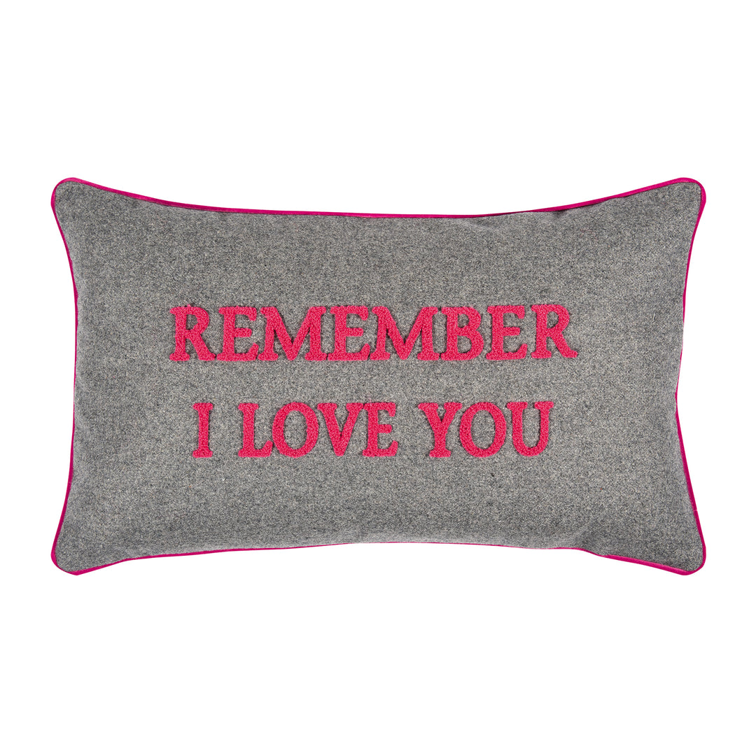 Kissen Letters Remember I LOVE YOU