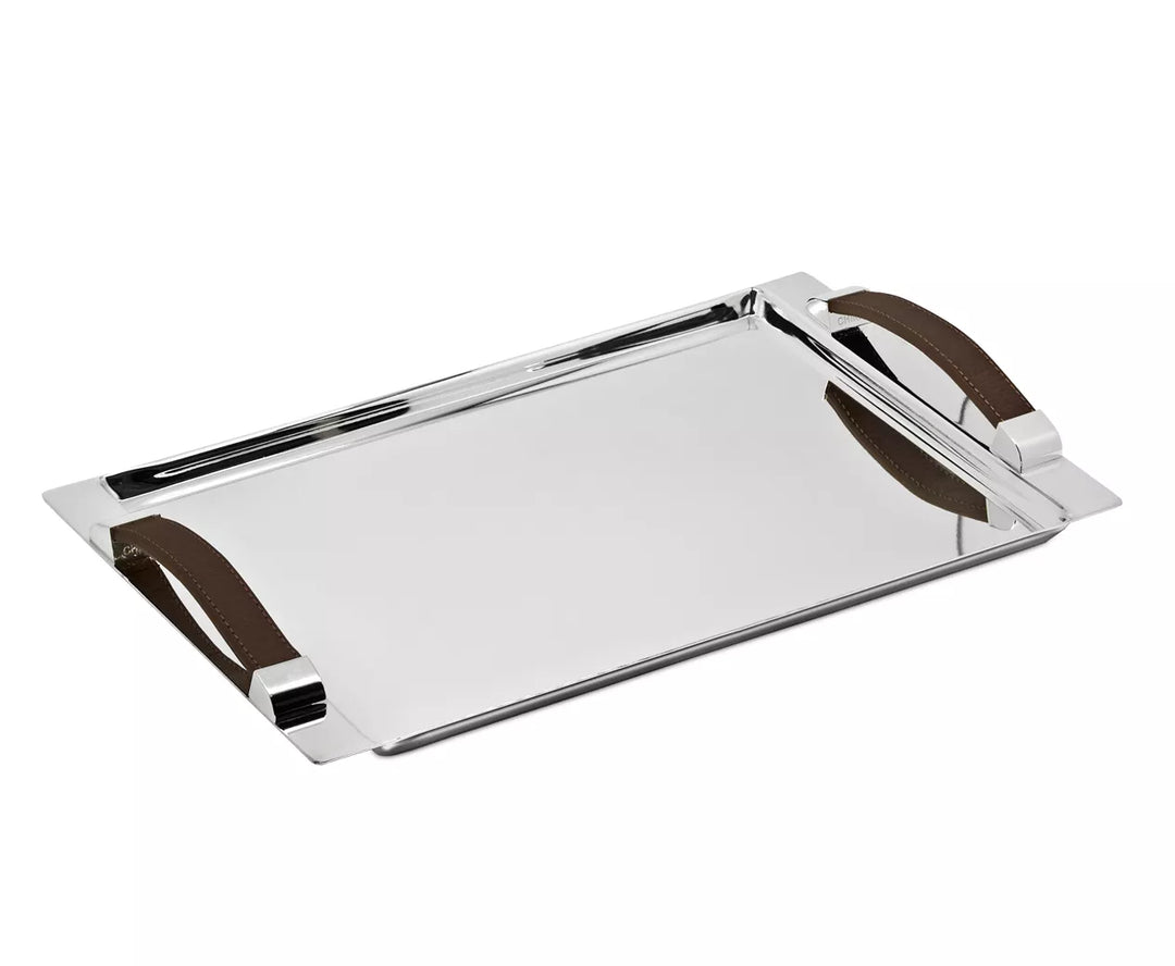 Tablett KAIRO 41 x 24cm versilbert