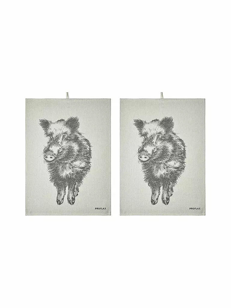 Geschirrtuch Wildschwein, 1 Stück