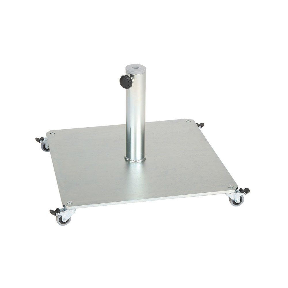 Schirmständer STAND 60 x 60 mit Rollen u. Fußbremse